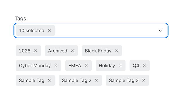 Simplifying load-bearing tags mockup
